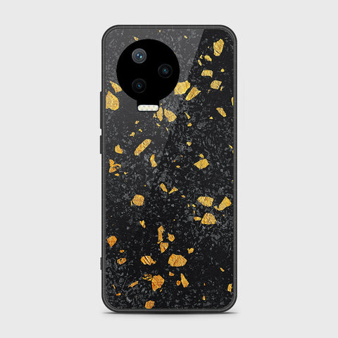 Infinix Note 12 Pro  Cover- Black Marble Series - HQ Premium Shine Durable Shatterproof Case