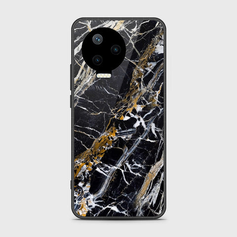 Infinix Note 12 Pro  Cover- Black Marble Series - HQ Premium Shine Durable Shatterproof Case