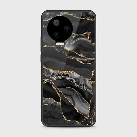 Infinix Note 12 Pro  Cover- Black Marble Series - HQ Premium Shine Durable Shatterproof Case