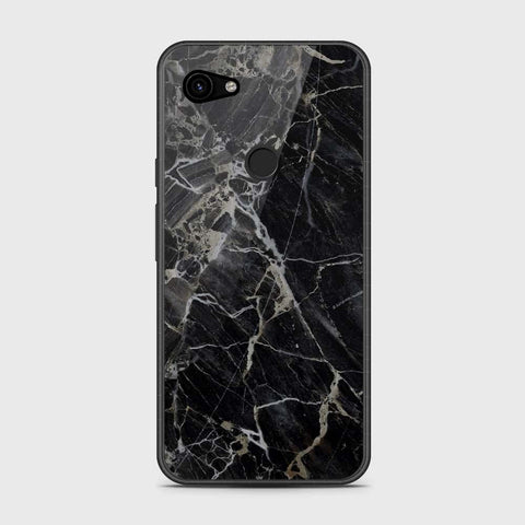 Google Pixel 3a Cover- Black Marble Series - HQ Premium Shine Durable Shatterproof Case