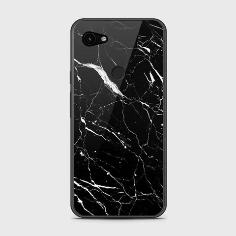 Google Pixel 3a Cover- Black Marble Series - HQ Premium Shine Durable Shatterproof Case