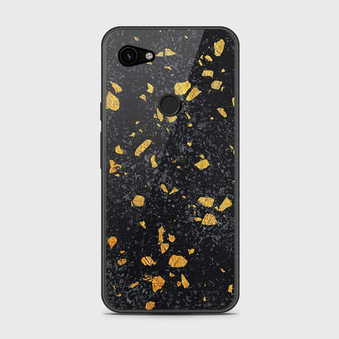 Google Pixel 3a Cover- Black Marble Series - HQ Premium Shine Durable Shatterproof Case