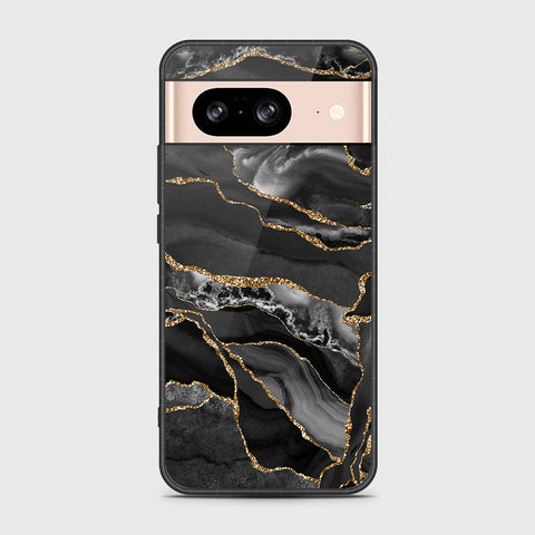 Google Pixel 8  Cover- Black Marble Series - HQ Premium Shine Durable Shatterproof Case