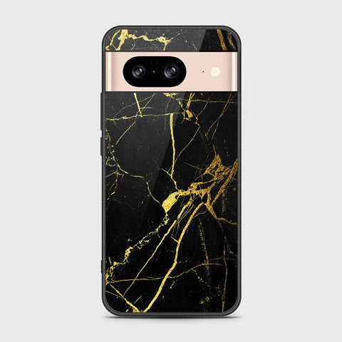 Google Pixel 8  Cover- Black Marble Series - HQ Premium Shine Durable Shatterproof Case