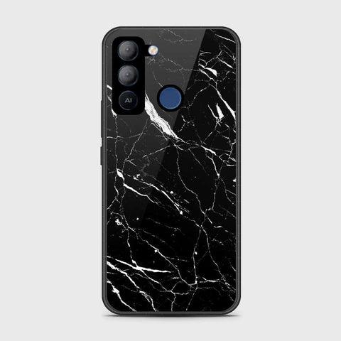 Tecno Pop 5 LTE Cover- Black Marble Series - HQ Premium Shine Durable Shatterproof Case