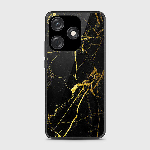 Tecno Spark 10 Cover - Black Marble Series - HQ Premium Shine Durable Shatterproof Case