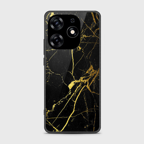 Tecno Spark 10 Pro Cover - Black Marble Series - HQ Premium Shine Durable Shatterproof Case