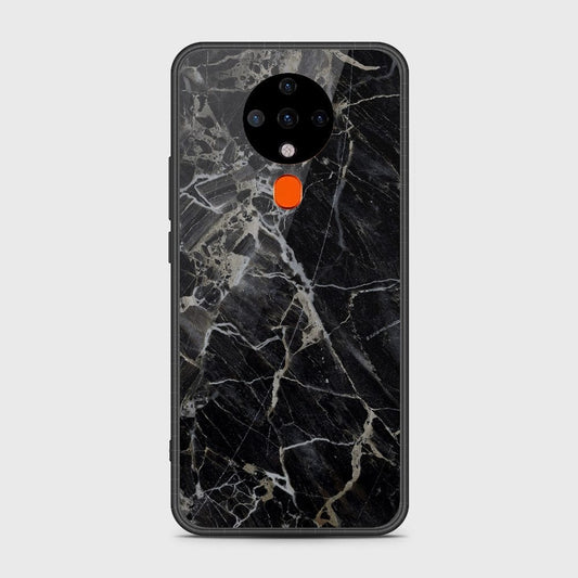 Tecno Spark 6 Cover- Black Marble Series - HQ Premium Shine Durable Shatterproof Case