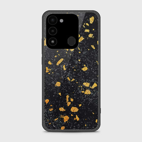 Tecno Spark Go 2022 Cover- Black Marble Series - HQ Premium Shine Durable Shatterproof Case