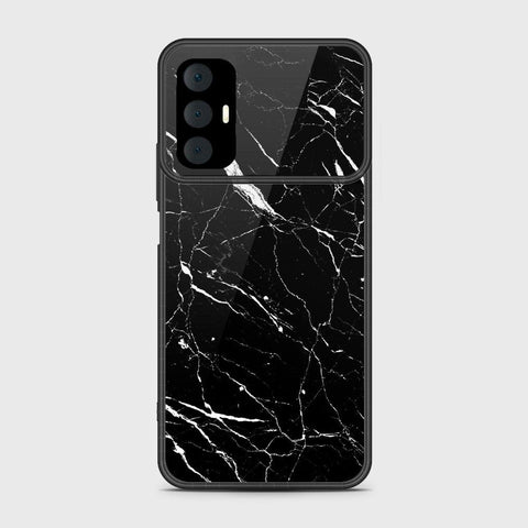 Tecno Spark 8 Pro Cover- Black Marble Series - HQ Premium Shine Durable Shatterproof Case