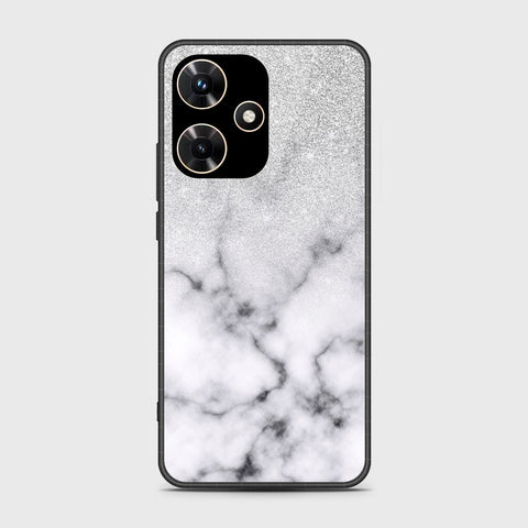 Infinix Hot 30i Cover - White Marble Series - HQ Premium Shine Durable Shatterproof Case