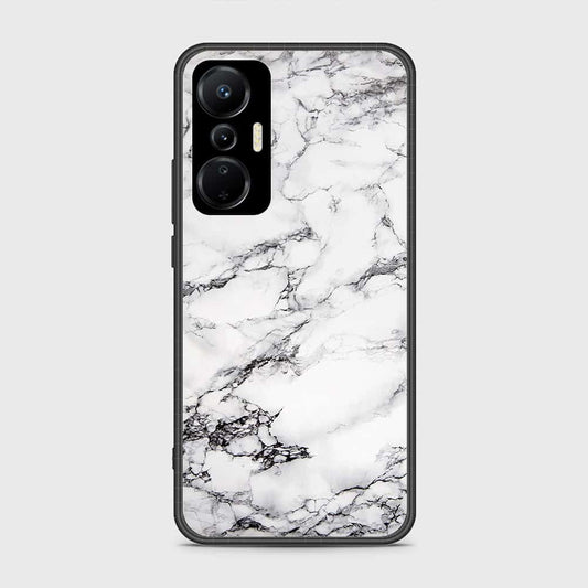 Infinix Hot 20S Cover- White Marble Series - HQ Premium Shine Durable Shatterproof Case