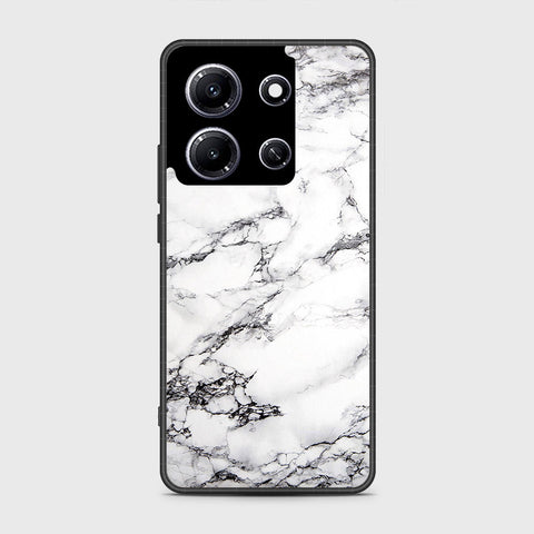 Infinix Note 30i   Cover- White Marble Series - HQ Premium Shine Durable Shatterproof Case