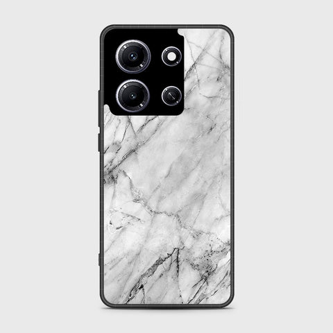 Infinix Note 30i   Cover- White Marble Series - HQ Premium Shine Durable Shatterproof Case