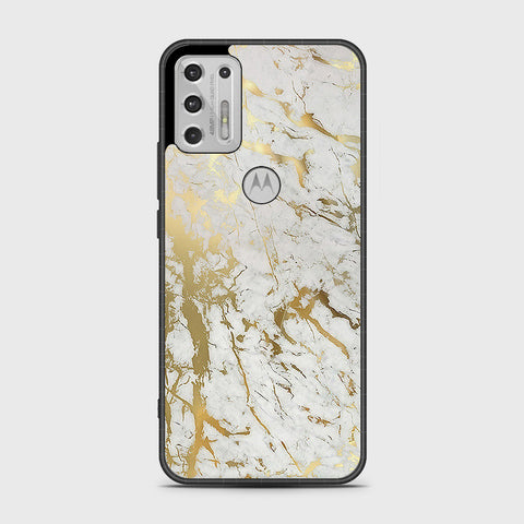 Motorola Moto G Stylus 2021  Cover- White Marble Series - HQ Premium Shine Durable Shatterproof Case