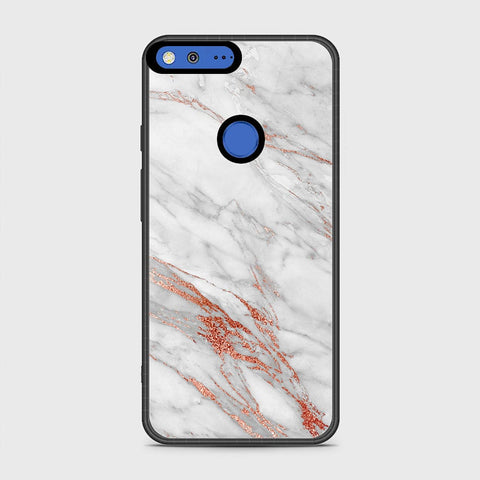 Google Pixel XL Cover- White Marble Series - HQ Premium Shine Durable Shatterproof Case