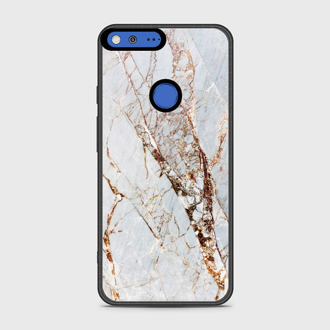 Google Pixel XL Cover- White Marble Series - HQ Premium Shine Durable Shatterproof Case