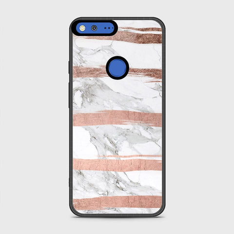 Google Pixel XL Cover- White Marble Series - HQ Premium Shine Durable Shatterproof Case