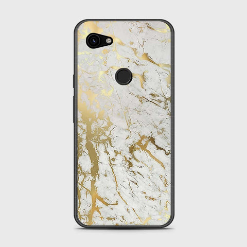 Google Pixel 3a Cover- White Marble Series - HQ Premium Shine Durable Shatterproof Case