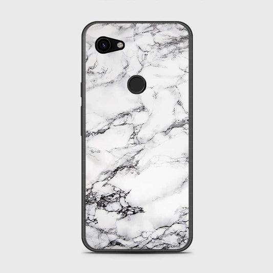 Google Pixel 3a XL Cover- White Marble Series - HQ Premium Shine Durable Shatterproof Case