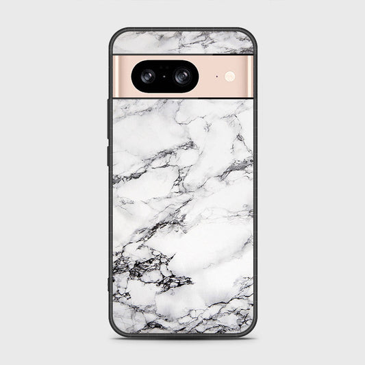 Google Pixel 8  Cover- White Marble Series - HQ Premium Shine Durable Shatterproof Case