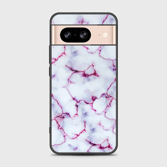 Google Pixel 8  Cover- White Marble Series - HQ Premium Shine Durable Shatterproof Case (Fast Delivery)(AS)