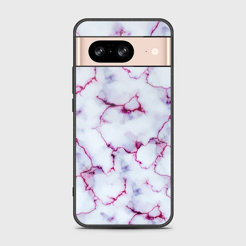 Google Pixel 8  Cover- White Marble Series - HQ Premium Shine Durable Shatterproof Case