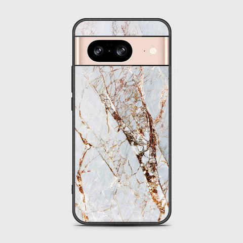 Google Pixel 8  Cover- White Marble Series - HQ Premium Shine Durable Shatterproof Case