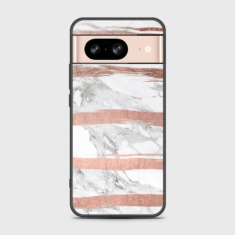 Google Pixel 8  Cover- White Marble Series - HQ Premium Shine Durable Shatterproof Case