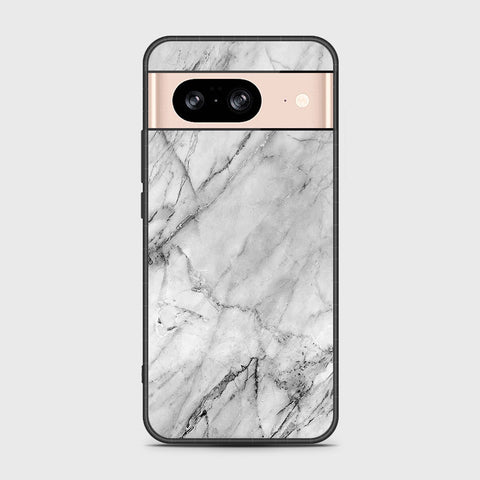 Google Pixel 8  Cover- White Marble Series - HQ Premium Shine Durable Shatterproof Case