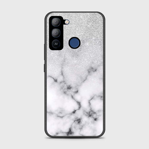 Tecno Pop 5 LTE Cover- White Marble Series - HQ Premium Shine Durable Shatterproof Case