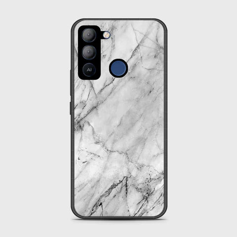 Tecno Pop 5 LTE Cover- White Marble Series - HQ Premium Shine Durable Shatterproof Case