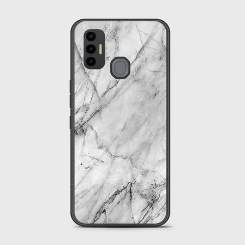 Tecno Spark 7T Cover- White Marble Series - HQ Premium Shine Durable Shatterproof Case