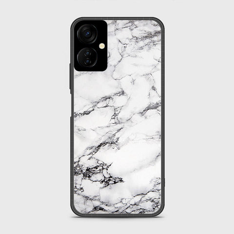 Tecno Spark 9T  Cover- White Marble Series - HQ Premium Shine Durable Shatterproof Case