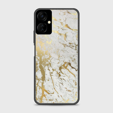 Tecno Spark 9T  Cover- White Marble Series - HQ Premium Shine Durable Shatterproof Case