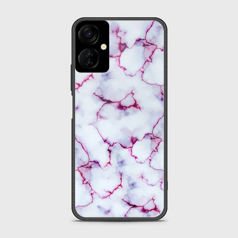 Tecno Spark 9T  Cover- White Marble Series - HQ Premium Shine Durable Shatterproof Case