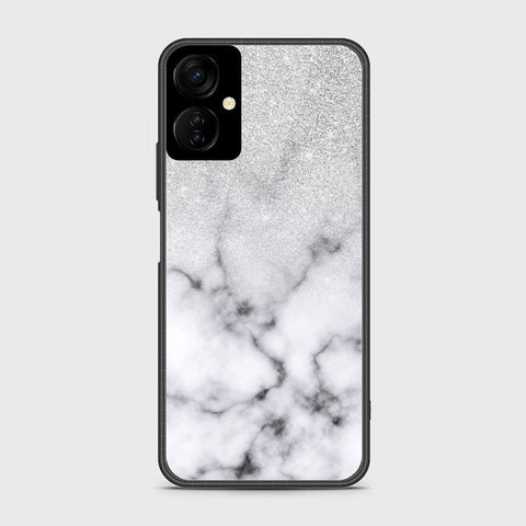 Tecno Spark 9T  Cover- White Marble Series - HQ Premium Shine Durable Shatterproof Case