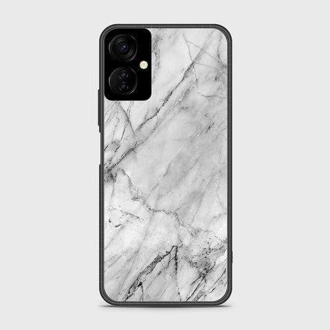 Tecno Spark 9T  Cover- White Marble Series - HQ Premium Shine Durable Shatterproof Case