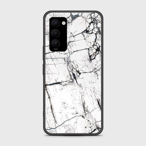 Tecno Camon 18P Cover- White Marble Series 2 - HQ Premium Shine Durable Shatterproof Case - Soft Silicon Borders