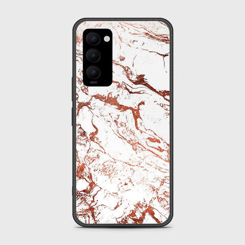 Tecno Camon 18T Cover- White Marble Series 2 - HQ Premium Shine Durable Shatterproof Case - Soft Silicon Borders