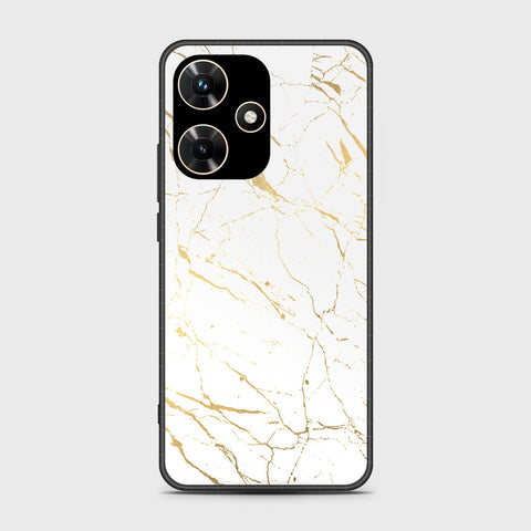 Infinix Hot 30i Cover - White Marble Series 2 - HQ Premium Shine Durable Shatterproof Case