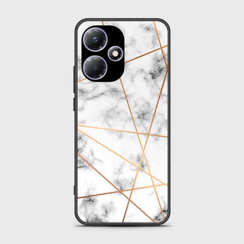 Infinix Hot 30 Play  Cover- White Marble Series 2 - HQ Premium Shine Durable Shatterproof Case