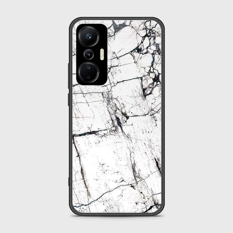 Infinix Hot 20S Cover- White Marble Series 2 - HQ Ultra Shine Premium Infinity Glass Soft Silicon Borders Case