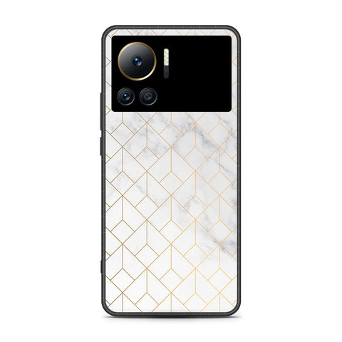 Infinix Note 12 VIP  Cover- White Marble Series 2 - HQ Premium Shine Durable Shatterproof Case