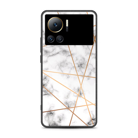 Infinix Note 12 VIP  Cover- White Marble Series 2 - HQ Premium Shine Durable Shatterproof Case