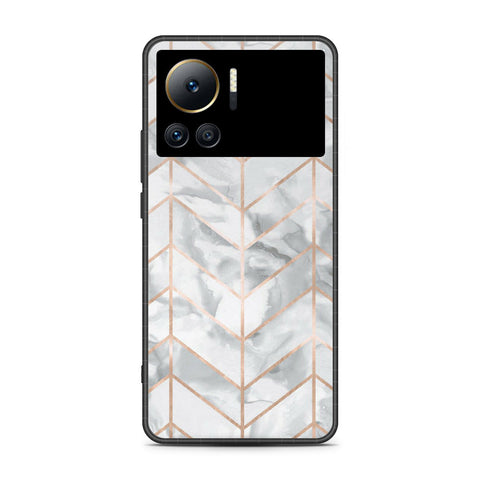 Infinix Note 12 VIP  Cover- White Marble Series 2 - HQ Premium Shine Durable Shatterproof Case