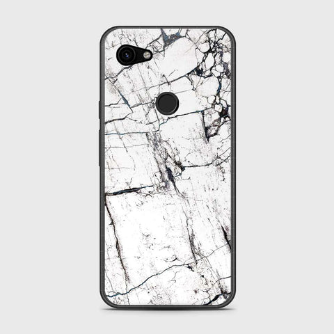 Google Pixel 3a Cover- White Marble Series 2 - HQ Premium Shine Durable Shatterproof Case