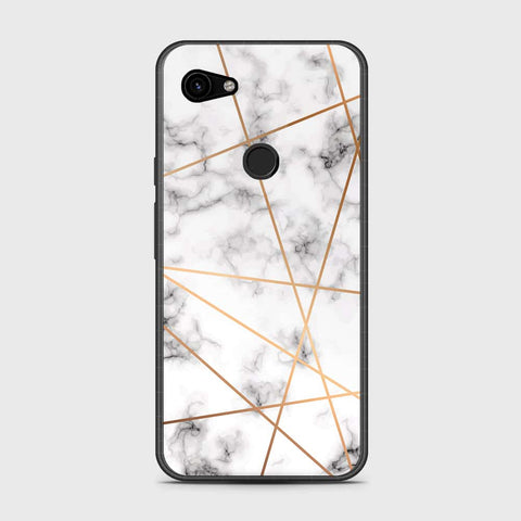 Google Pixel 3a Cover- White Marble Series 2 - HQ Premium Shine Durable Shatterproof Case