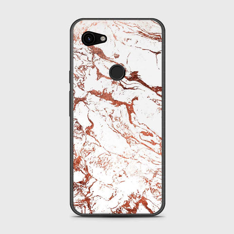 Google Pixel 3a Cover- White Marble Series 2 - HQ Premium Shine Durable Shatterproof Case