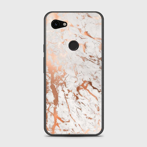 Google Pixel 3a Cover- White Marble Series 2 - HQ Premium Shine Durable Shatterproof Case